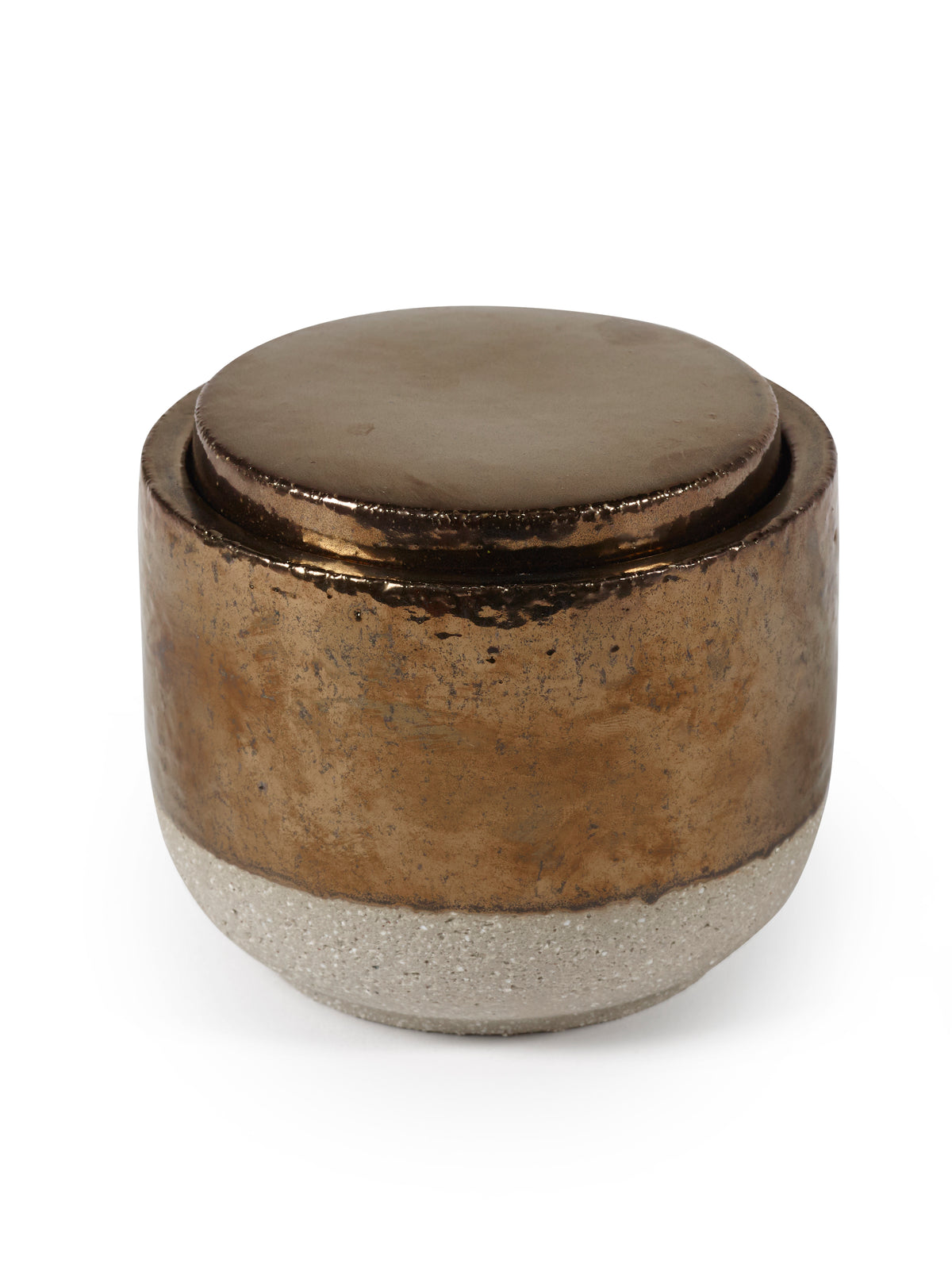 Candles Charred Santal - Bougie D'ambiance - L - Cire De Soja Et Paraffine - Or