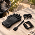 Art Culinaire - Grilltilbehørssæt 5 Dele - Grill - Silikone - Sort