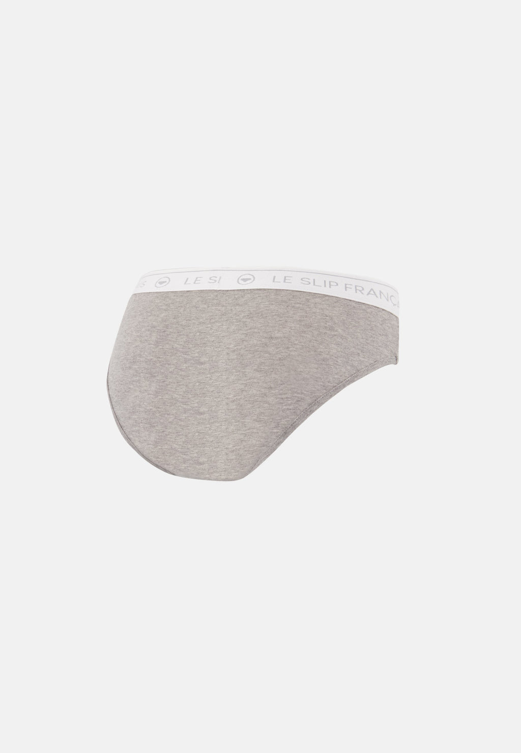 Rieuse High-Waisted Cotton Briefs - Grey