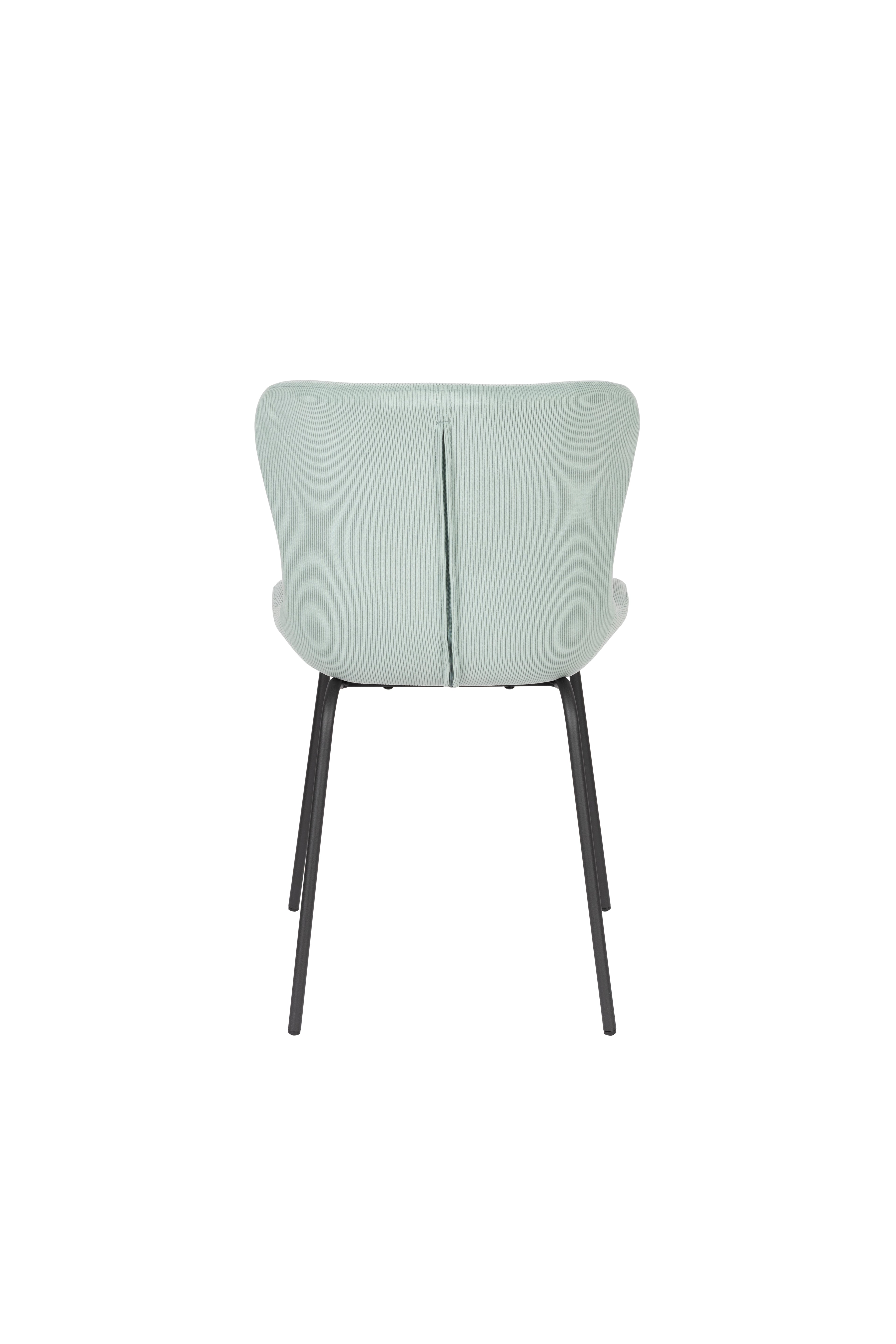 Junzo Rib - Dining Chair - Fabric - Light Green