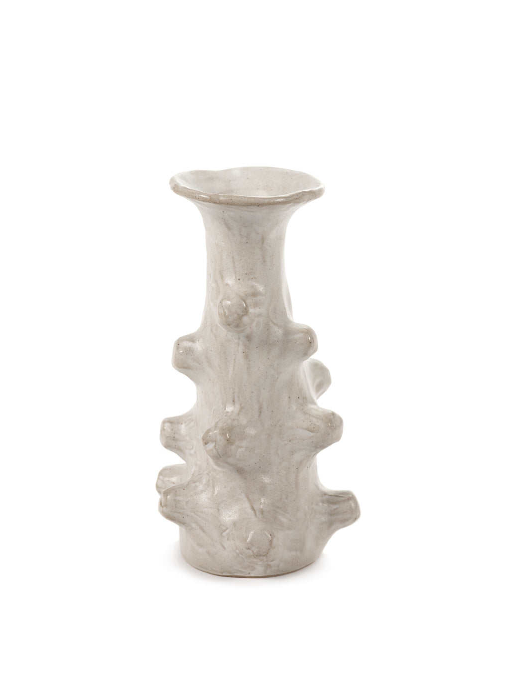 Marie Billy - Vase 03 - S - Grès - Blanc