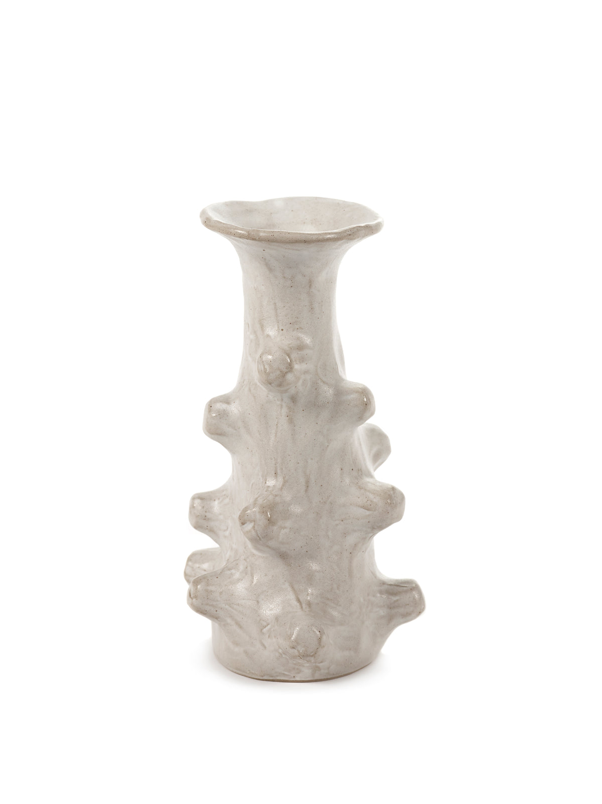 Marie Billy - Vase 03 - S - Grès - Blanc