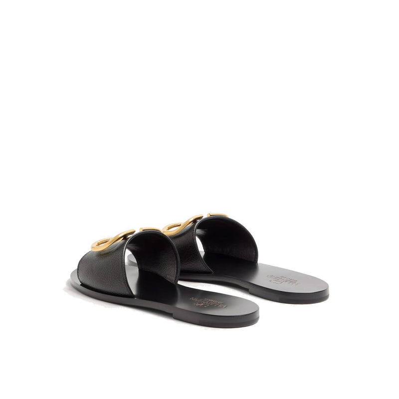 Sandales - Valentino Garavani Vlogo Slide - Black