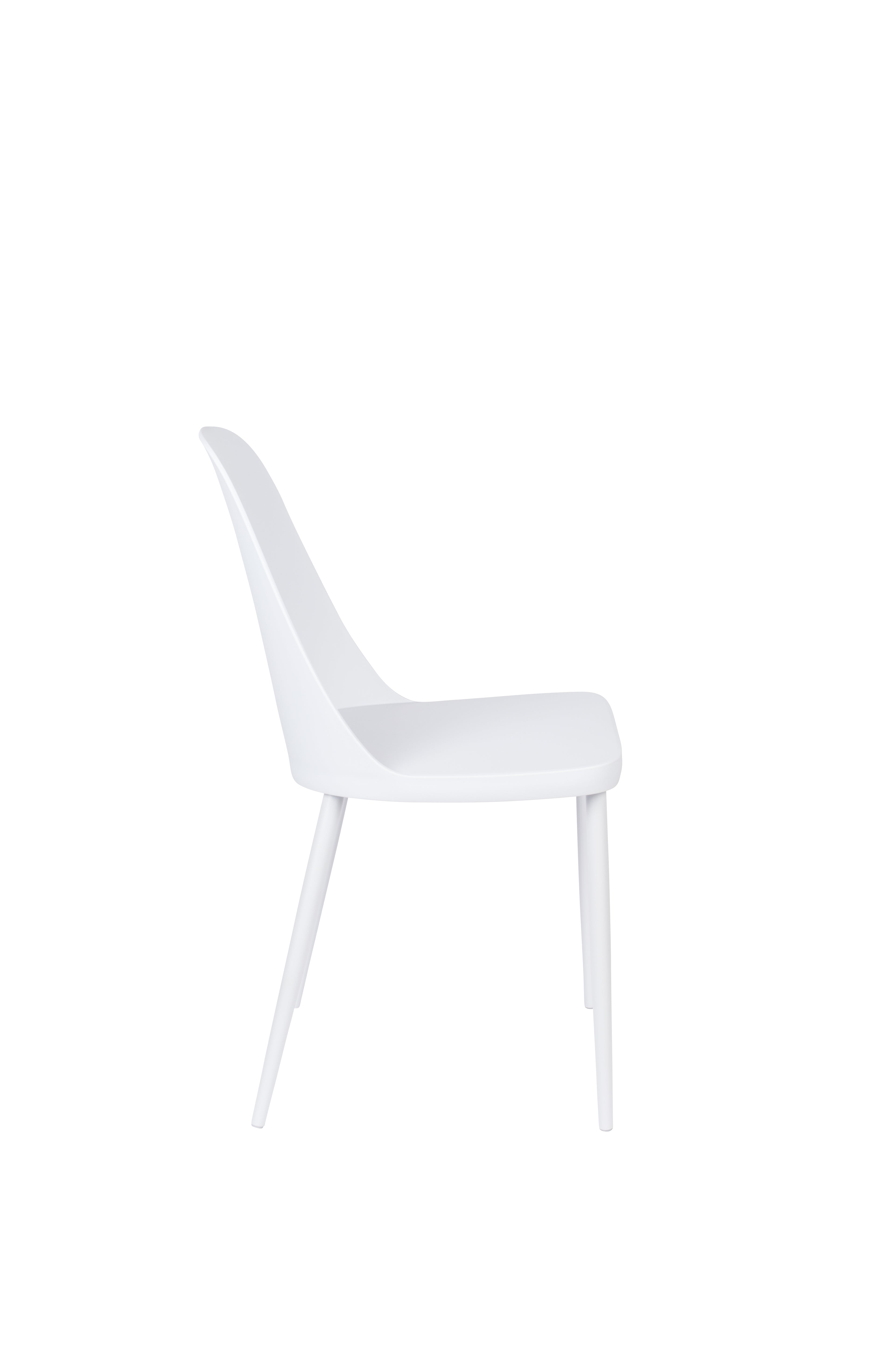 Pip All - Dining Chair - Polypropylene Plastic - White