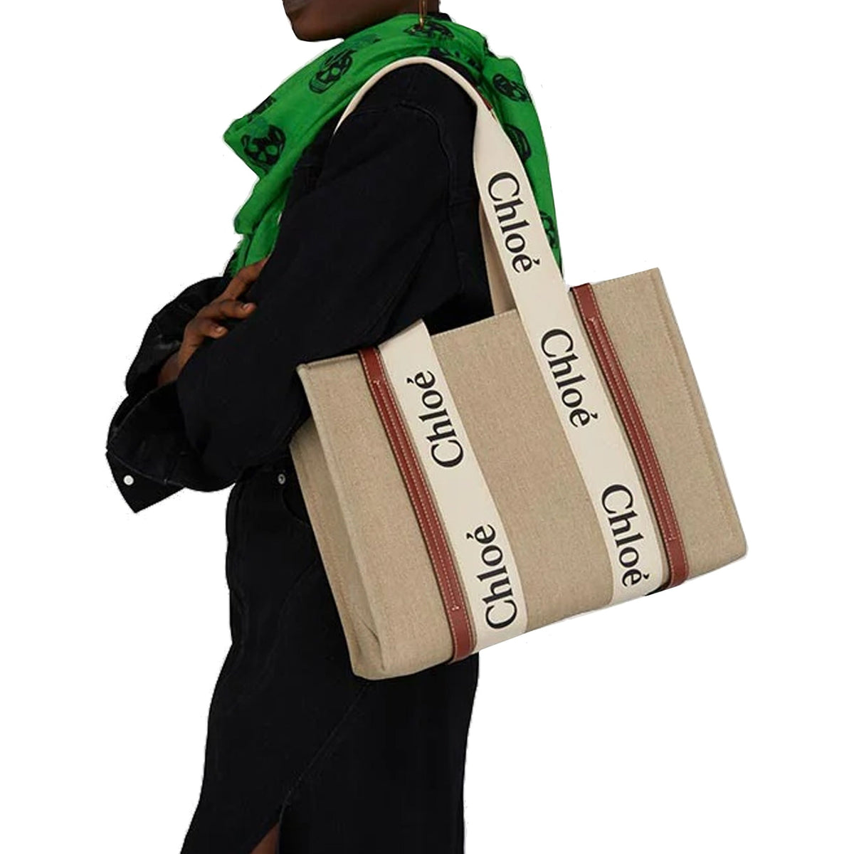 Chloe Woody Medium Tote Bag