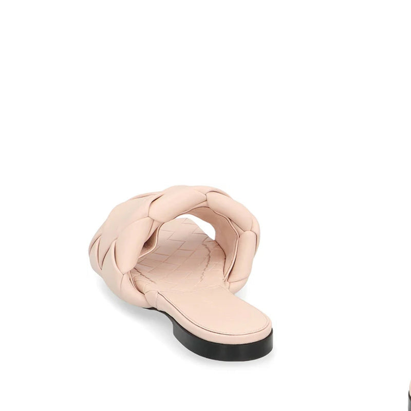 Bottega Veneta  Lido Leather Flat Sandals