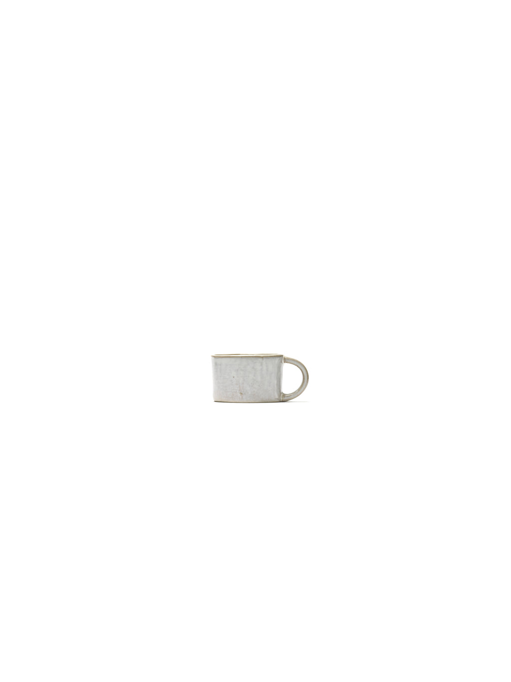La Mère - Lot De 2 Tasses À Ristretto - Grès - Blanc Cassé