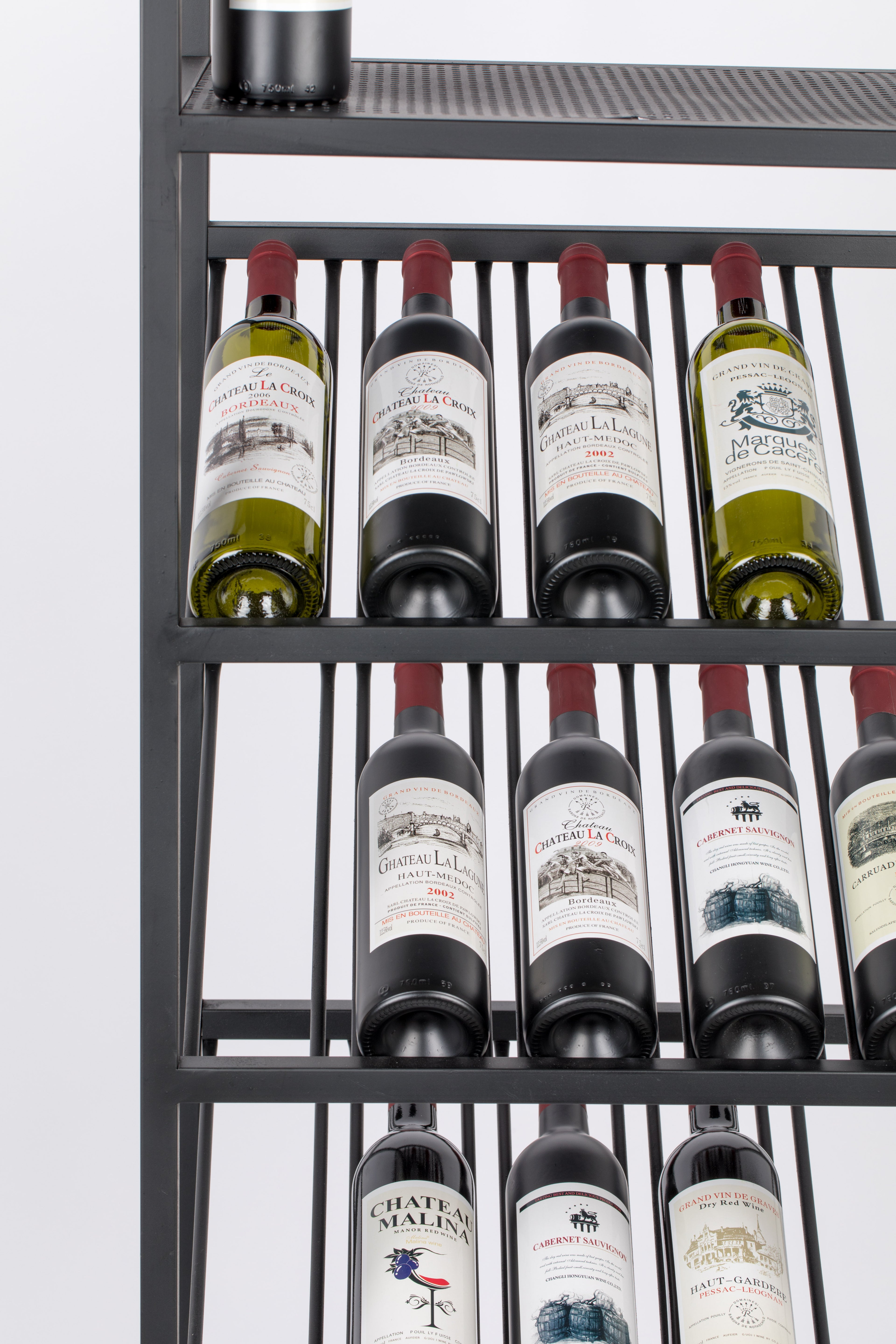 Cantor Shelf S - Wine Cabinet - Iron - Black
