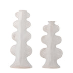 Cason - Candle Holder - White - Stoneware