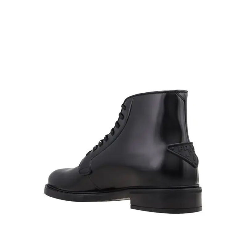 Prada Leather Lace - Up Boots - MEN SHOES - PRADA - T.Luxy
