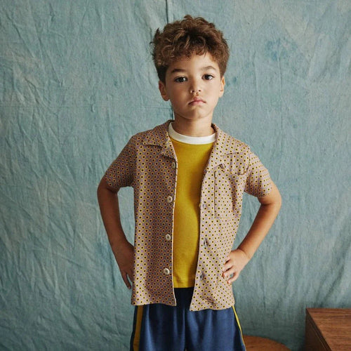 Top de peltre con lunares y flores de Sonny - Selección de Misha & Puff disponible en www.amaetc.com, tienda conceptual ecológica para niños