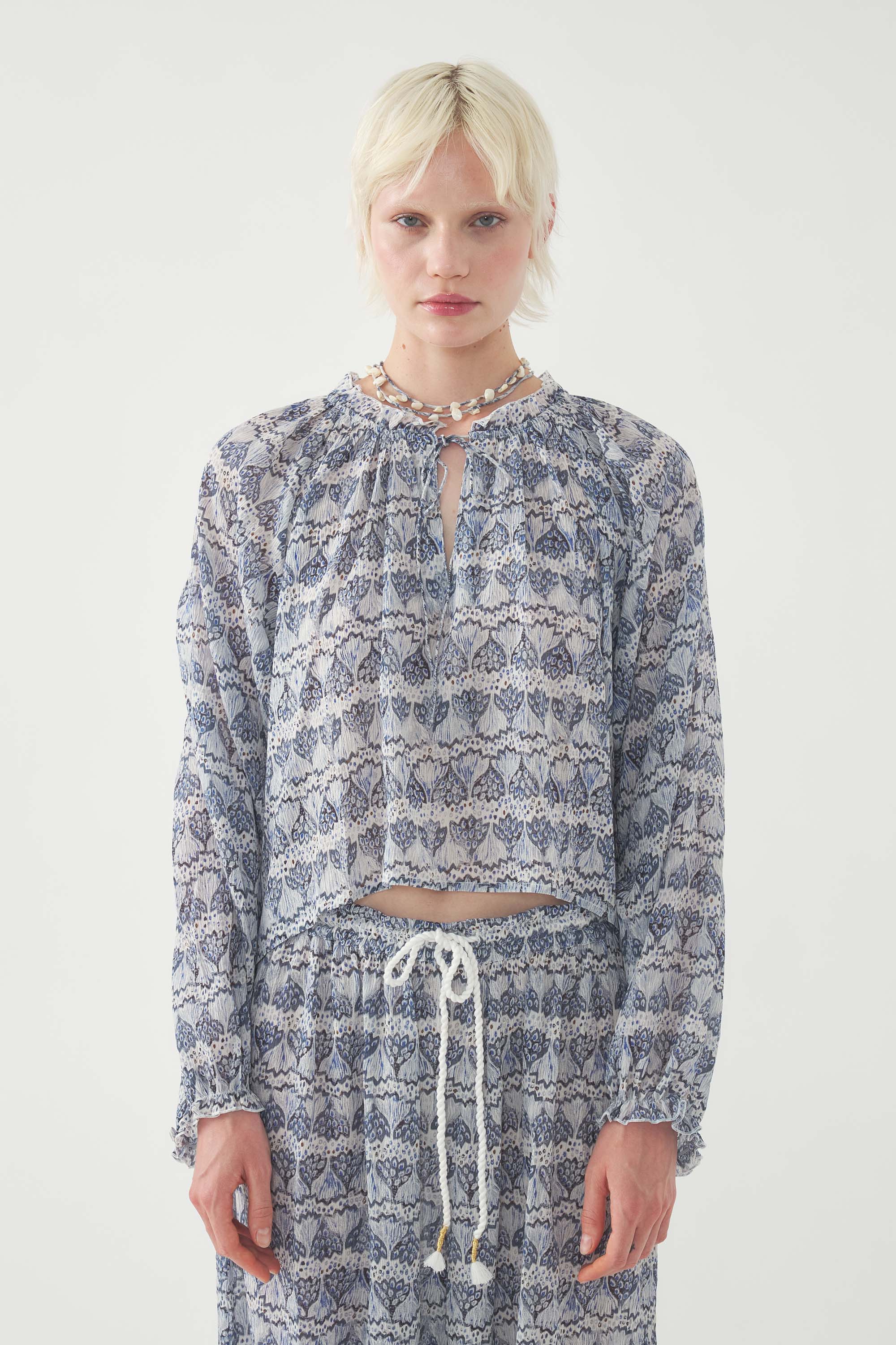 Blouse Dalia - Bleu
