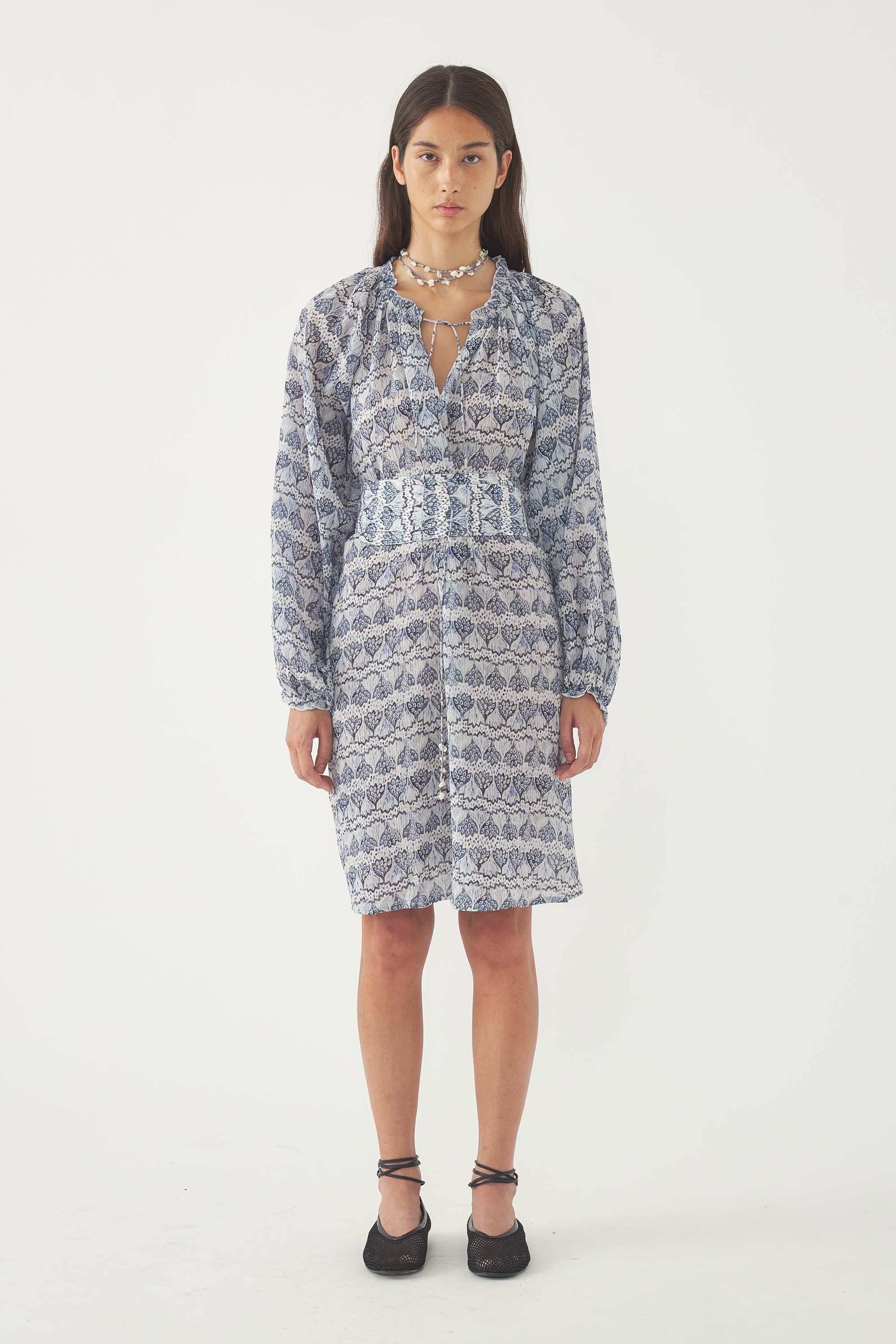Robe Dalia - Bleu