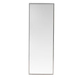 Dalton - Rectangular Mirror - Aluminium - Black
