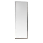 Dalton - Rectangular Mirror - Aluminium - Black