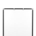 Dalton - Rectangular Mirror - Aluminium - Black