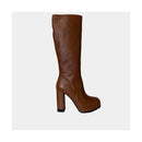 Bottes Ann Tuil Dana - Cuir Camel Foncé