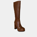 Bottes Ann Tuil Dana - Cuir Camel Foncé