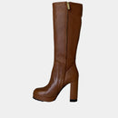 Bottes Ann Tuil Dana - Cuir Camel Foncé