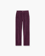 Dandy Purple Velour Trousers - Purple