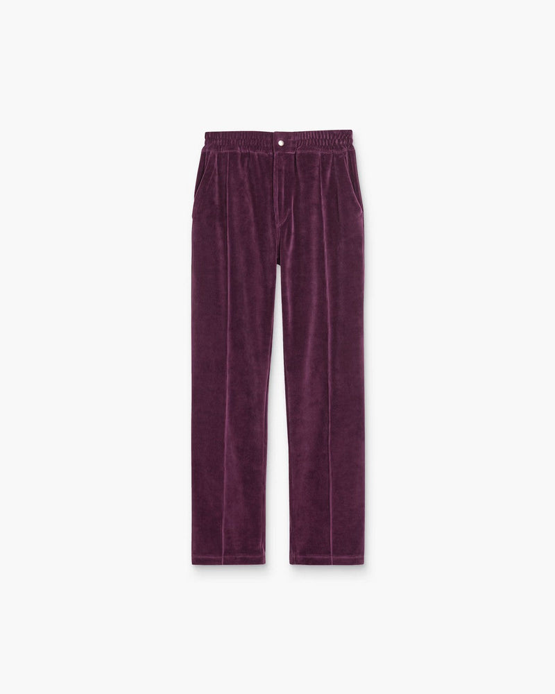 Dandy Purple Velor Pants - Purple