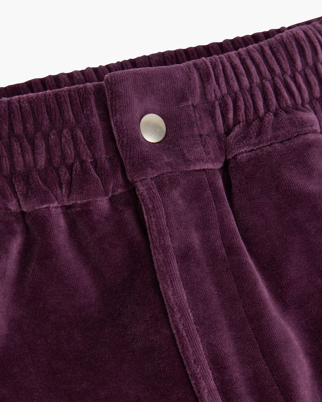 Dandy Purple Velour Trousers - Purple