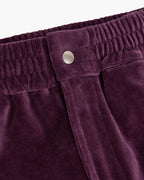 Dandy Purple Velour Trousers - Purple