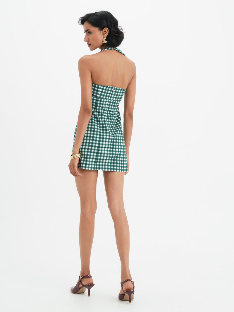 Robe Daphne - Pine Vichy