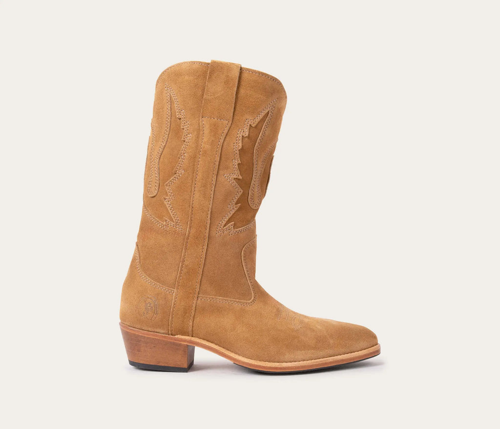 Stivali Western - Scamosciati Avana - Donna