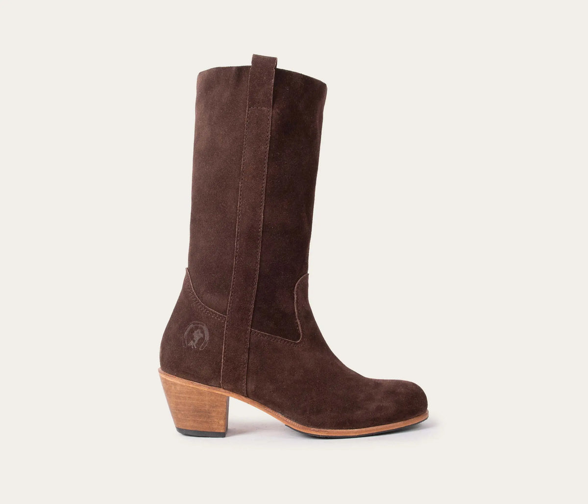 Botas Simone - Terciopelo Chocolate - Mujer