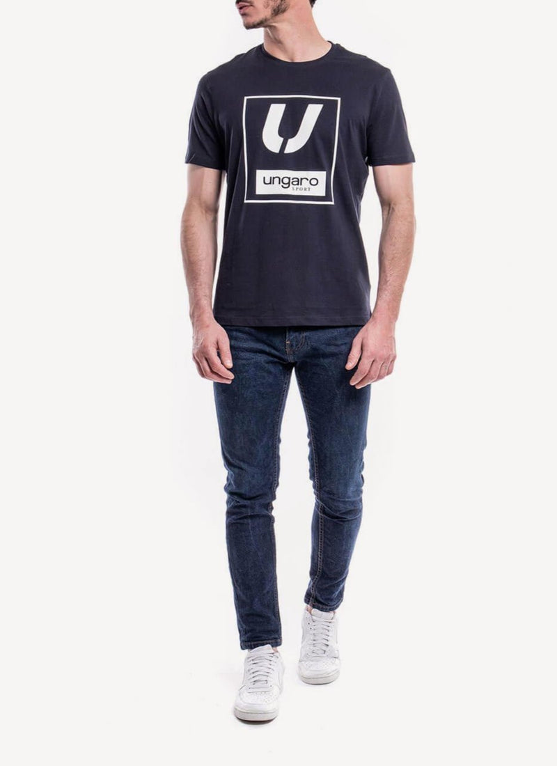 Ungaro Sport - Tee-Shirt David - Navy - Homme