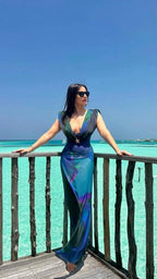 Davina Dress - Deep Sea
