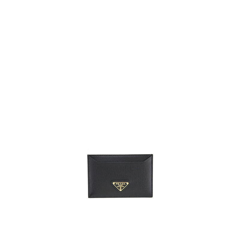 Porte-Carte Prada Leather - Femme - Black