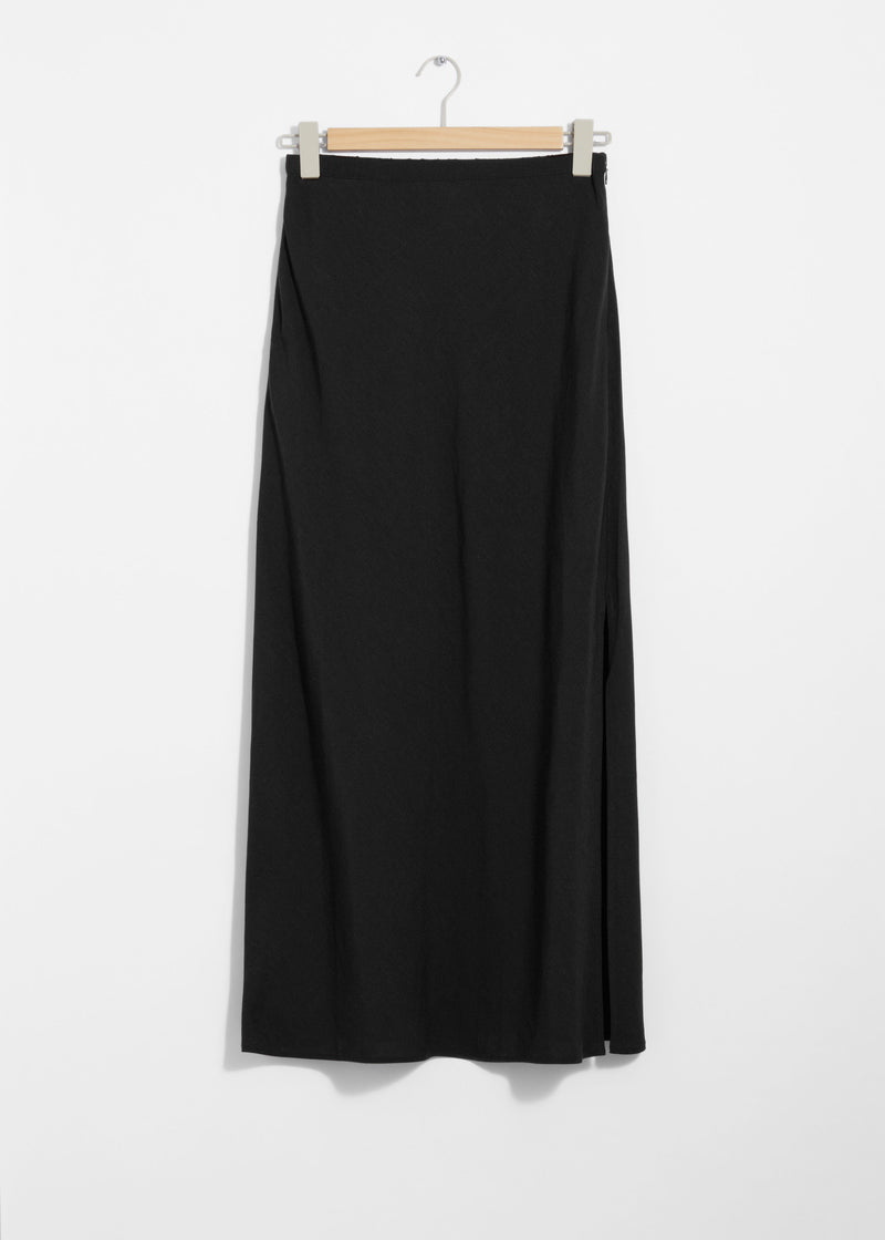 Skirt St Evina Maxi Skirt - Black - Women