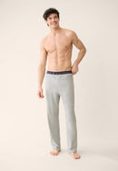 Bas De Pyjama Long Homme Gris En Coton - Indomptable Gris