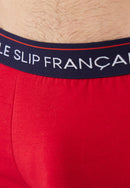 Lot De 6 Boxers En Coton - Boxers Noir Blanc Bleu Foncé Rouge Gris Chiné Bleu