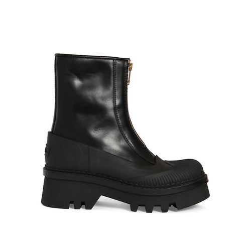 Bottes Chloé Raina Leather - Black - Femme
