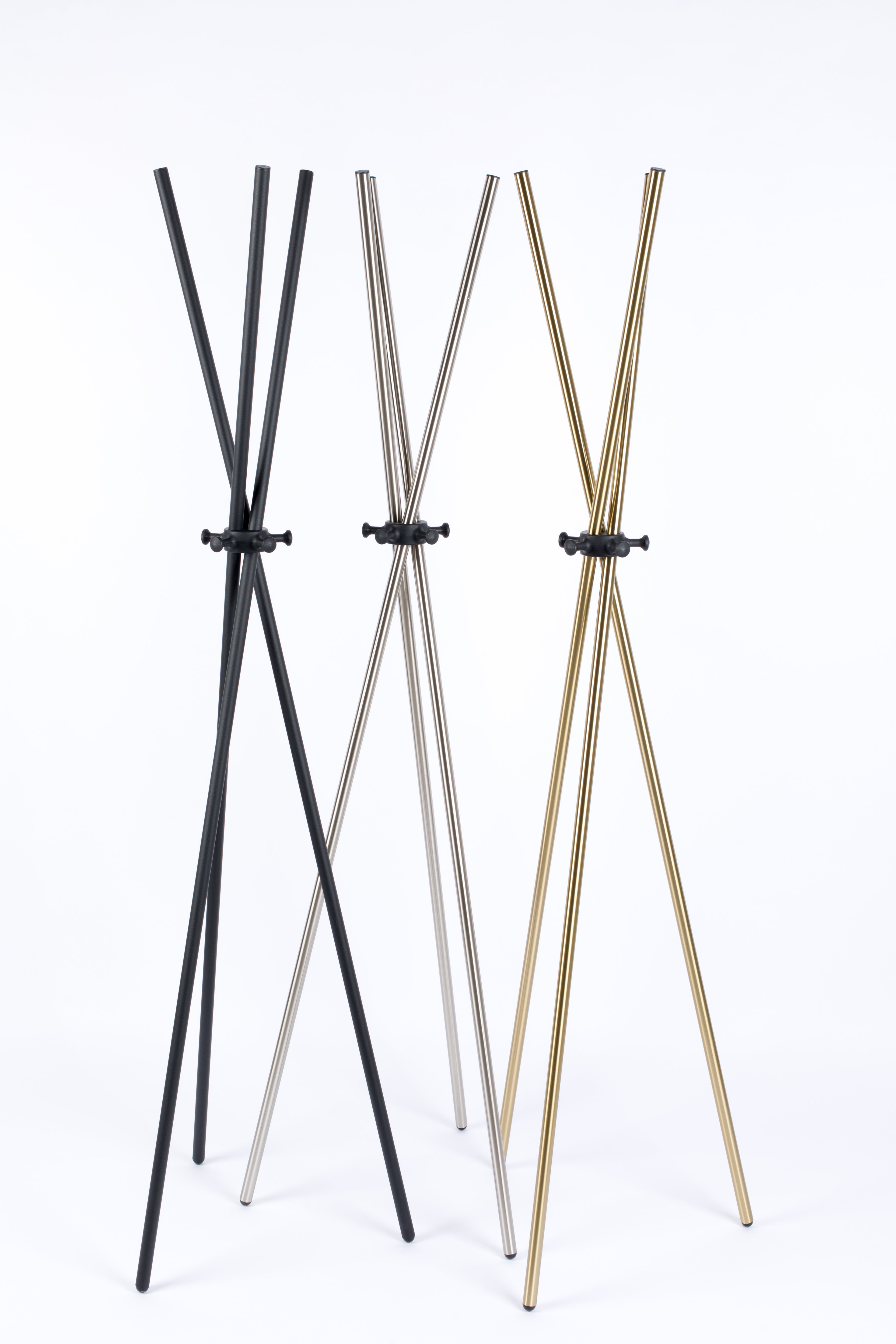 Darwin - Coat Rack - Steel - Satin/Silver