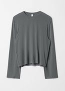 Top Es Eddie Relaxed Top - Gray - Women