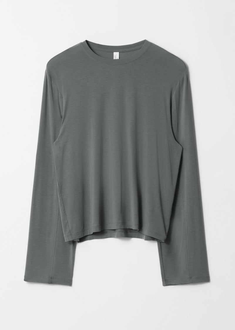 Top Es Eddie Relaxed Top - Gray - Women