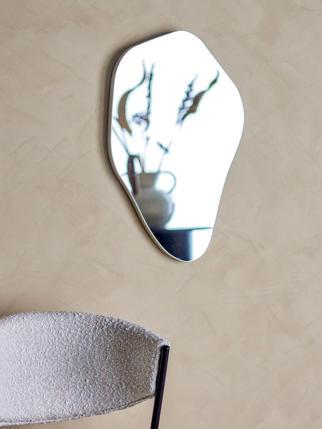 Aimie - Wall Mirror - Silver - Glass