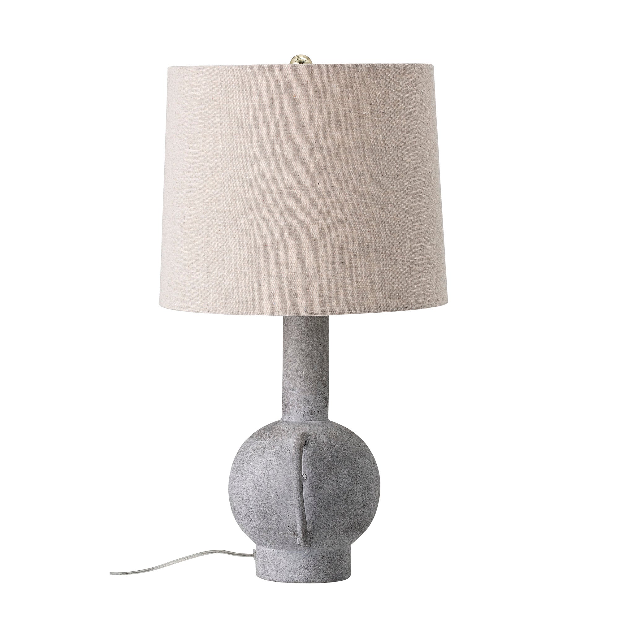 Kean - Lámpara de Mesa - Gris - Terracota
