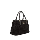 Sac À Main Prada Gaufre Nylon - Femme - Black