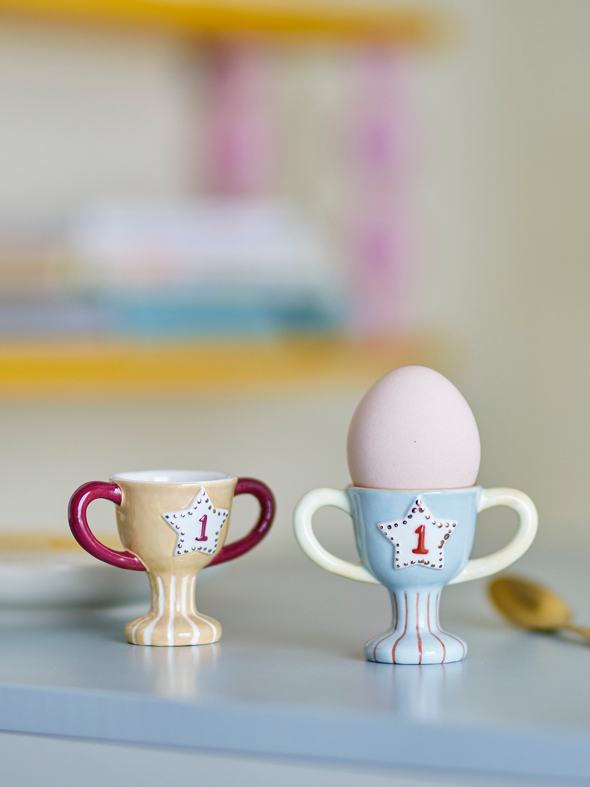 Trophy - Coquetier - Multicolore - Grès