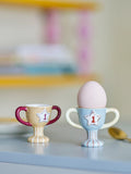 Trophy - Juego de 4 Hueveras - Multicolor - Gres