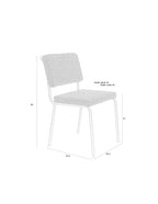 Buddy - Dining Chair - Fabric - Black