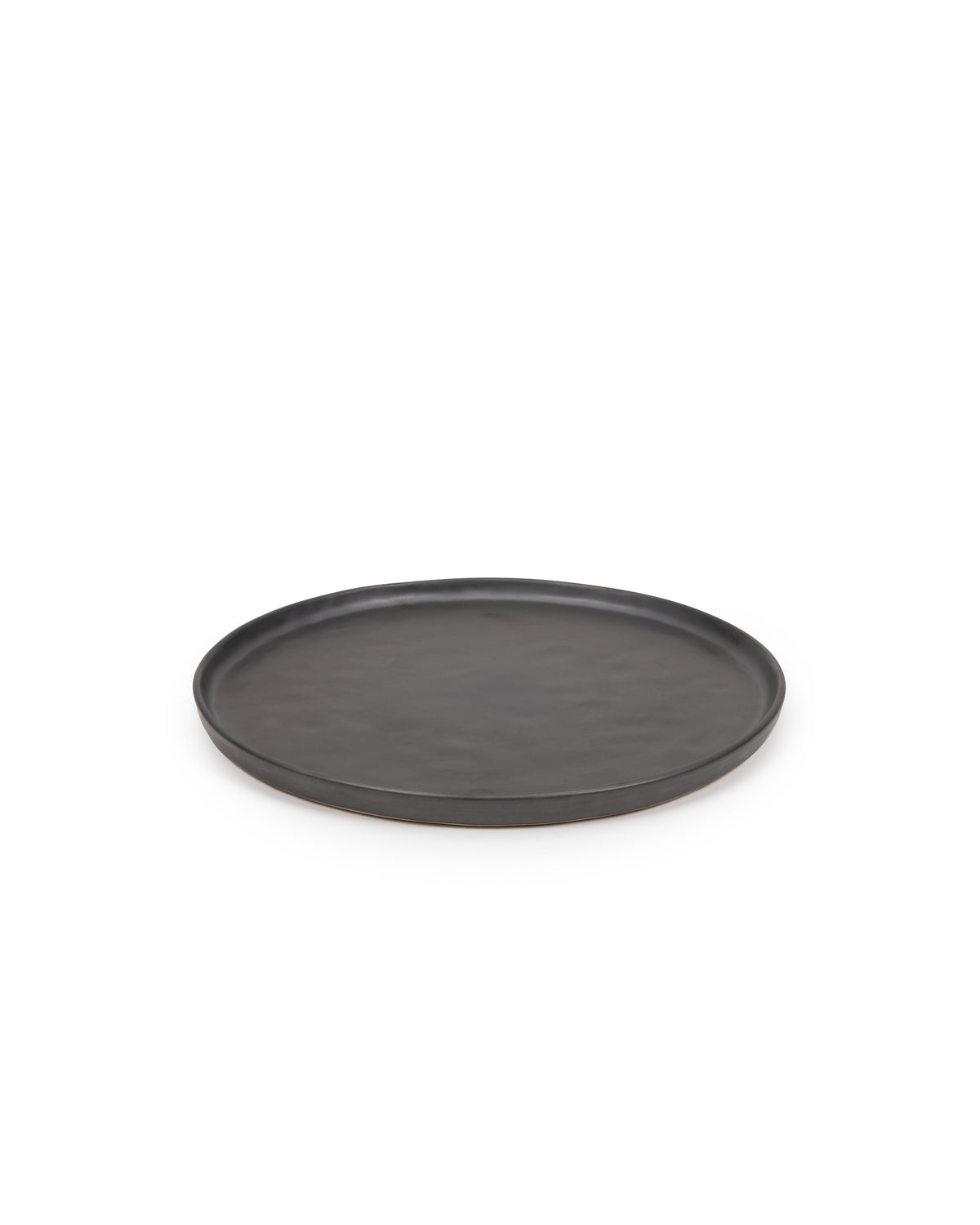 Pure - Assiette - L - Grès - Noir