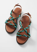 Shoes Larry Deco Summerflat - Brown - Women