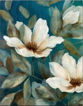 Peinture Par Numéros - Déclinaison De Fleurs Blanches