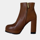 Boots Ann Tuil Delice - Cuir Camel